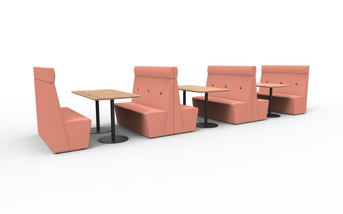 Prudence Diner Booth - Citrus Seating